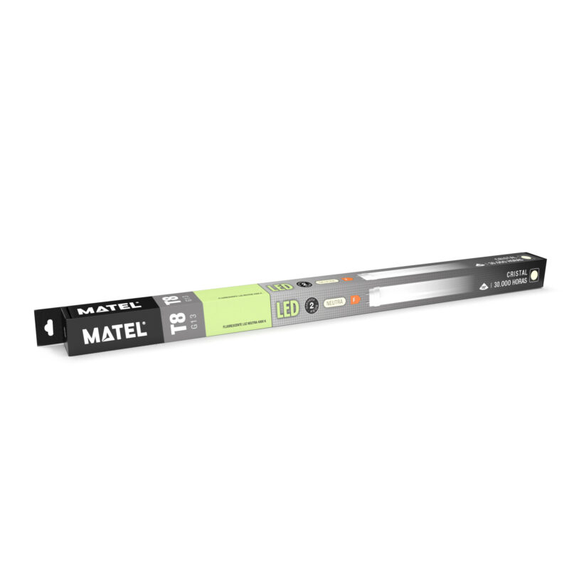 FLUORESCENTE LED T8 CRISTAL 120CM 18W NEUTRA - Imagen 2