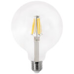 Bombilla LED Matel globo filamento G125 E27 8W clara neutra