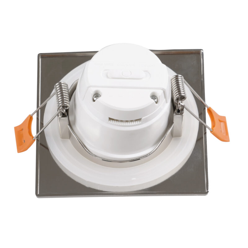 ARO LED BASCULANTE IP20 CUADRADO NIQUEL 7W CCT - Imagen 4