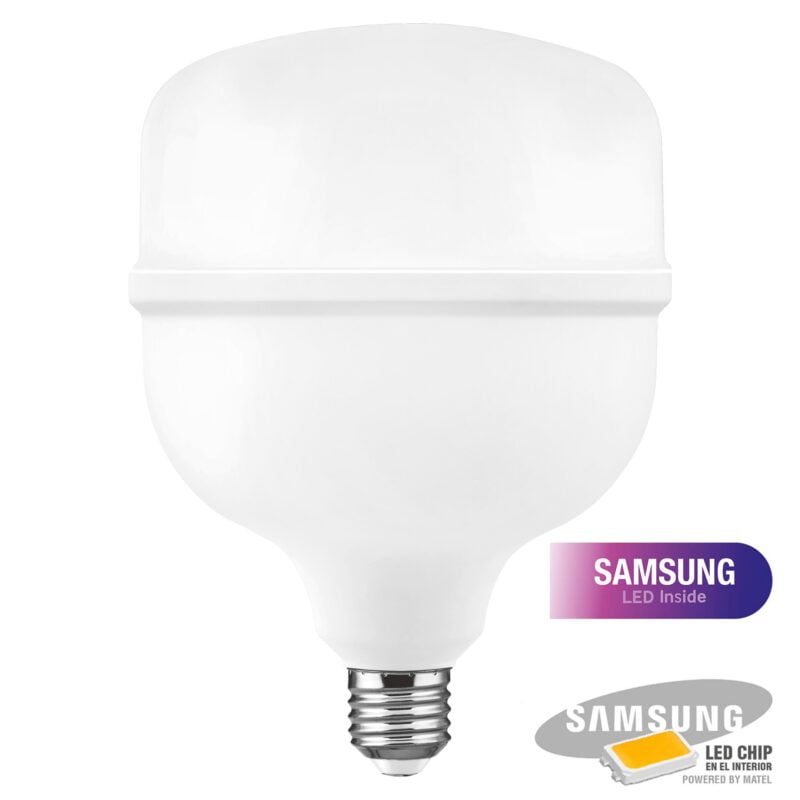 BOMBILLA LED SAMSUNG E27 INDUSTRIAL T135 50W FRÍA