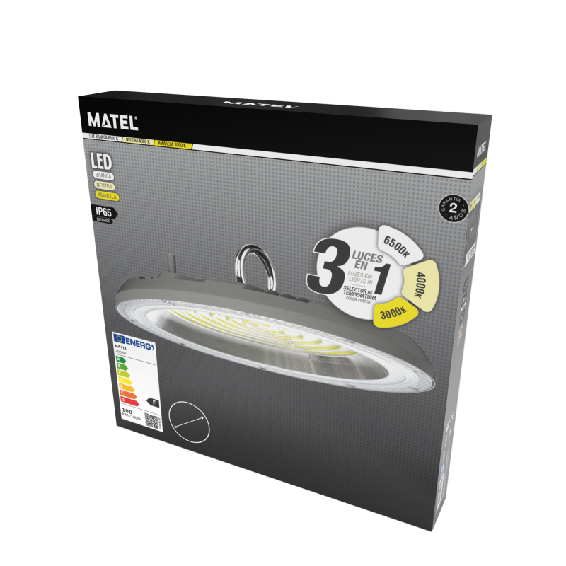 PROYECTOR LED UFO 100W IP65 3CCT - Imagen 3