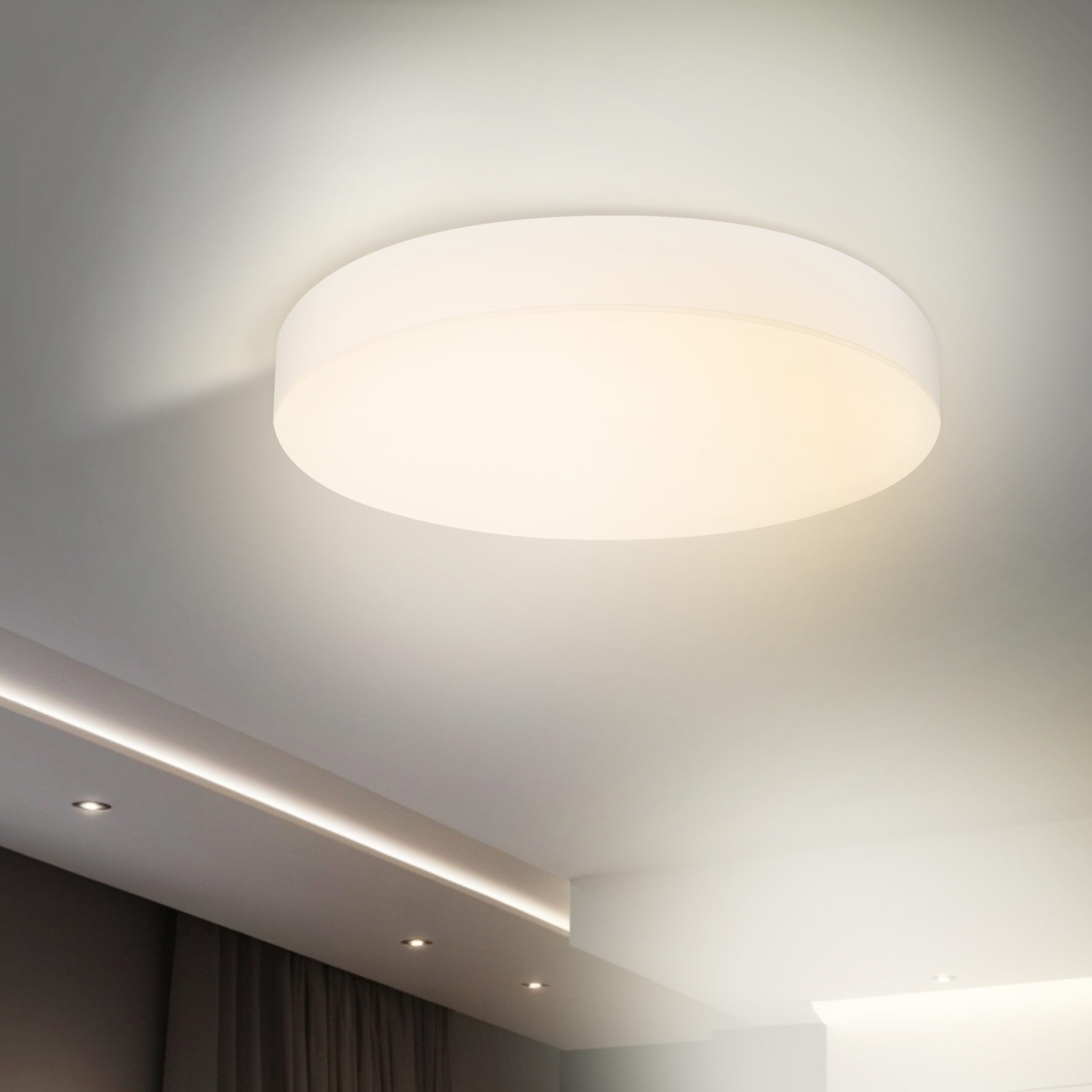 PLAFÓN LED REDONDO SUPERFICIE BLANCO 600MM 65W 3CCT - Imagen 3